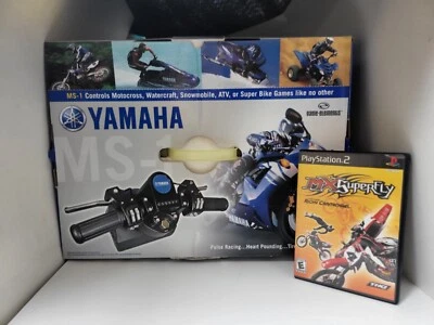 MX SUPERFLY  & YAMAHA MOTOCROSS CONTROLLER FOR PS2 PLAYSTATION 2 #A44 - Image 1 of 4