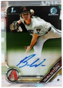Autógrafo de béisbol Bowman Draft 2019 automático CDA-BW Blake Walston - Arizona - Imagen 1 de 1