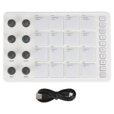 Drahtloser MIDI -Controller USB Midi Drum Pad Controller Wiederaufladbarer - Bild 1 von 4