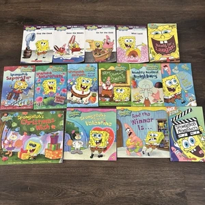 SpongeBob SquarePants Lot of 15 Books Early Reader Ready for Laughs Valentine - Picture 1 of 15