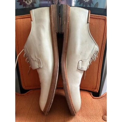 Paul Smith Zapatos Para Hombre Marfil 9.5 Cuero Blanco Hecho a Mano Teñido por Inmersión Italia  Foto 1 de 4