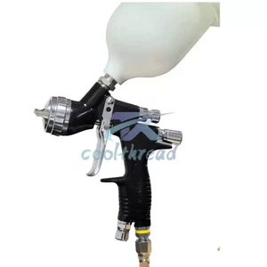 Black Carve Spray Gun TE20 1.3MM Nozzle 600ML CUP HVLP Paint Tool for Devilbiss - Picture 1 of 3