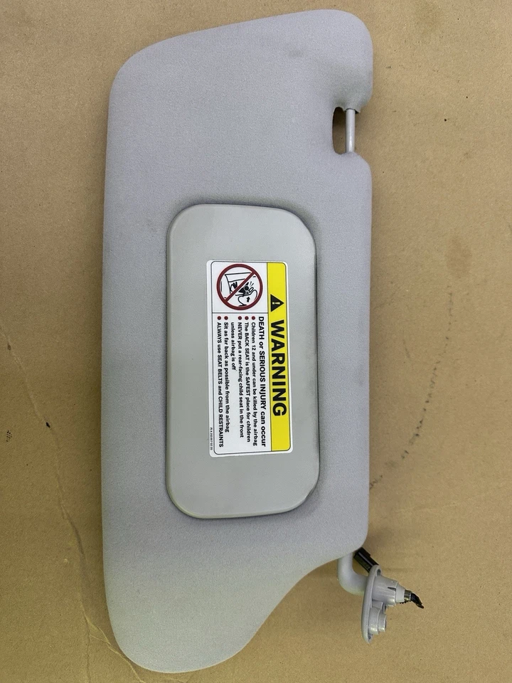 02-05 Mercedes W163 ML500 ML320 ML350 Pass Side Sunvisor Shade Cover Gray OEM - Image 1 of 4