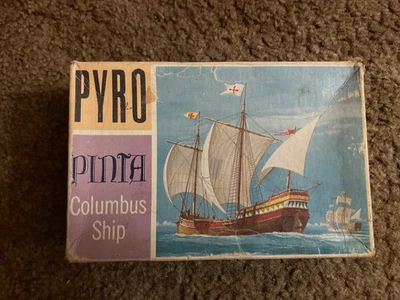 Kit Modelo Plástico Pyro Vintage Columbus Ships Pinta C 377-60 1966 Foto 1 de 2