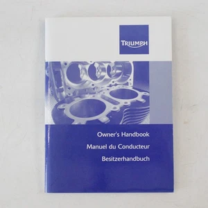 Genuine 2006 Triumph Bonneville T100 Thruxton Scrambler English Owners Manual - Picture 1 of 18