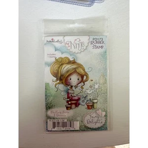 Winnie Polkadoodles - Timbri in gomma Little Darlings - Piantare speranze e sogni NUOVO - Foto 1 di 3