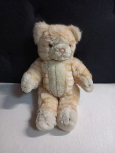 Haus of Klaus Vintage Orange Cat Plush Stuffed Animal 13" RARE Tabby - Picture 1 of 7