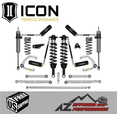 Kit de suspensión ICON 1.25-3" etapa de elevación 9 con billete para Toyota Land Cruiser '24+ Foto 1 de 4