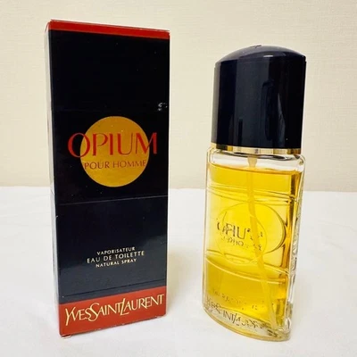 YSL Opium Pour Homme 50 ml EDT Eau de Toilette Hombre Perfume De Colección Raro En Caja Foto 1 de 4
