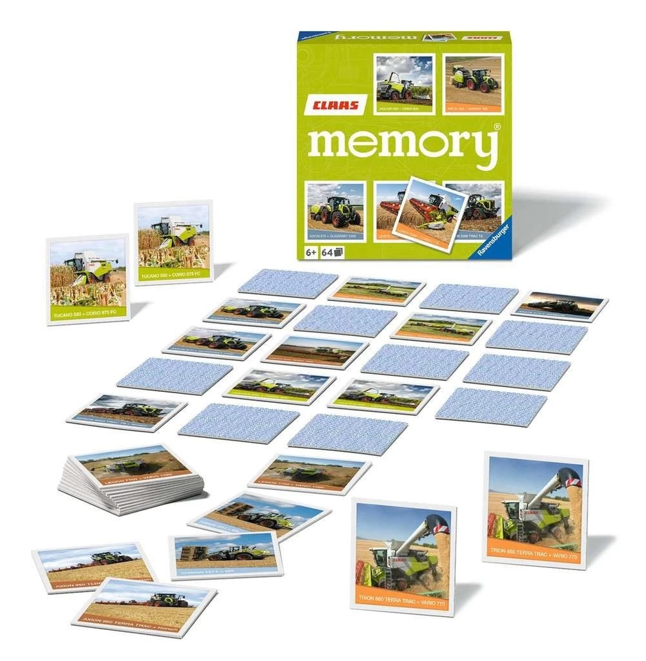 Ravensburger 20882 memory® Claas 6-99+ Jahre 64 Karten - Bild 1 von 3