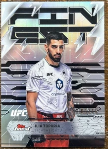 Ilia Topuria 2025 Topps Finest UFC Black Rare Refractor 5/15 SSP #241 Champ - Picture 1 of 2