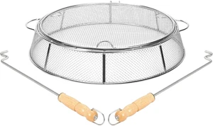 Schermo Protezione Scintille Fire Pit, Schermo Protettivo a Rete per Stufa Solo Ran - Foto 1 di 7