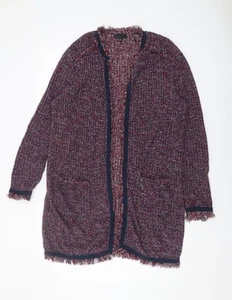 Topshop Women's Multicoloured Open Front Cardigan, Size 12 - Picture 1 of 12