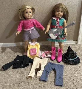 American Girl Doll 2 Dolls W Accessories See All Picture Nail Polish please read - Picture 1 of 24