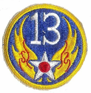 13TH AIR FORCE ARMY AIR CORPS PATCH (REPRODUCTION)  - Picture 1 of 1