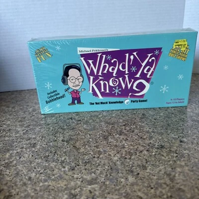Whad' Ya Know Party Game And Bobble Head Trivia Quiz Brand New In Box Sealed - Image 1 of 2