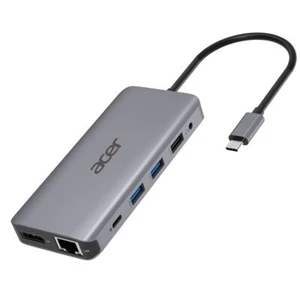 Acer 12-in-1 Mini Dock (USB Type-C to 1x USB Type-C (w PD) USB 2.0 HDMI Silver - Picture 1 of 8
