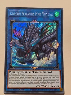 Worldsea Dragon Zealantis (V.3 - Secret Rare)●YUGIOH●RA04●SPANISH●1st●NM●Y61 - Image 1 of 2