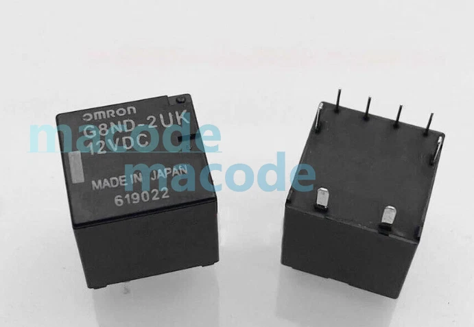 2PC NEW Omron G8ND-2UK 12vdc - Image 1 of 1