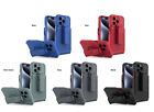 For iPhone 15 14 13 12 Pro Max Rugged Shockproof Heavy Duty Stand Case+Belt Clip
