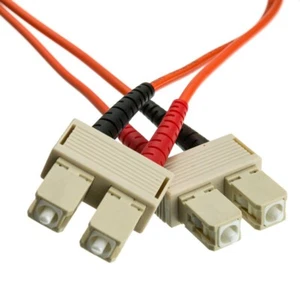 5 m (16 Fuß) SCU zu SCU Duplex OM1 Multimode LWL Patchkabel - Bild 1 von 1