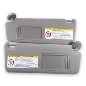 2006-2011 Lexus GS300 GS350 GS430 Driver Passenger Side Sun Visor Pair Set Gray - Picture 1 of 8