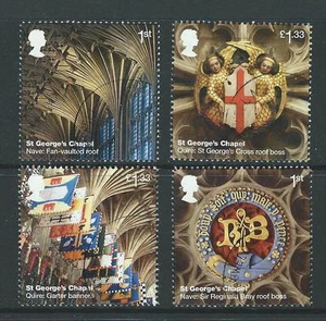 JUEGO DE CASTILLO DE WINDSOR DE GRAN BRITÁNICA 4 HOJAS ANTIGUAS MINIATURA FINA USADAS - Imagen 1 de 1