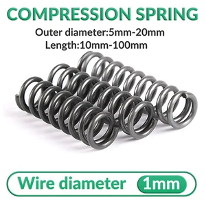 1.2mm Wire Diam OD 8mm-22mm Spring Stee.Compression Spring Pressure Small Spring - Picture 1 of 8