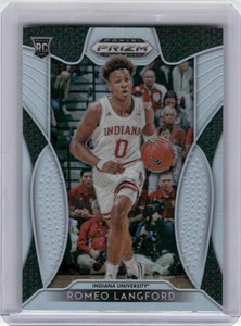 2019-20 Panini Prizm Draft Picks Romeo Langford Rookie #80 Silver Prizm Indiana