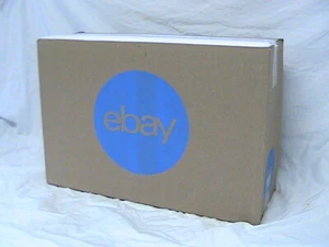 25 EBAY LOGO BOXES WITH BLUE LOGO 12" X 6" X 6"  - Picture 1 of 3
