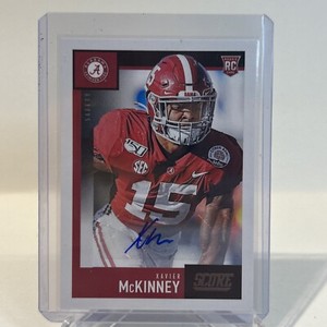 2020 Score Xavier McKinney Rookie Autograph Auto RC #398
