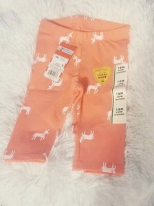 New CAT & JACK Pink Unicorn Girls Leggings Tough Cotton Extra Durable Knee, 18M - Bild 1 von 8