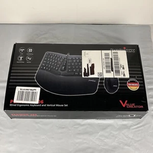 Perixx PERIDUO-406 Wired Mini Adjustable Split Keyboard with Vertical Mouse - Picture 1 of 5