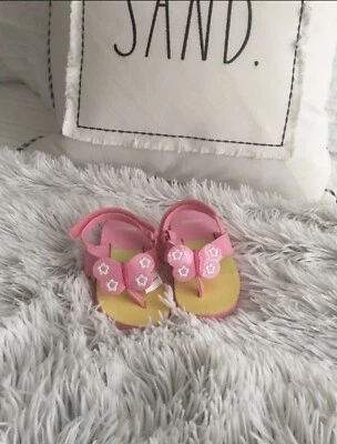 NUEVO CON ETIQUETAS Gymboree Butterfly 🦋 Chanclas con correas Niñas Zapatos, Talla 3-4 Foto 1 de 4