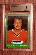 1973 O-Pee-Chee #222 Simon Nolet Philadelphia Flyers Hockey Card BVG 9 MINT POP1
