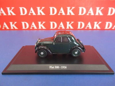 Die cast 1/43 Modellino Auto Fiat 500 A 1936 Topolino verde - Immagine 1 di 3