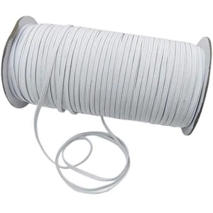 Bandas elásticas de 6 mm cable plano para cintura coser ropa pantalones lencería - Imagen 1 de 4