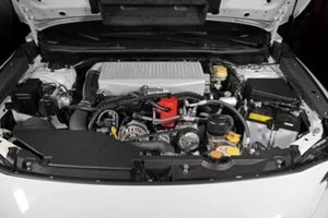 Perrin Air Oil Separator AOS For 2022-2024 Subaru WRX w Top Mount Black - Picture 1 of 7