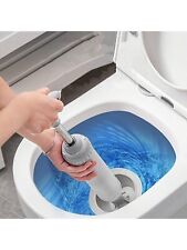 High-Pressure Grey Toilet Drain Clog Cleaner - Essential Home Plumbing Tool