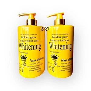 Golden Glow Body Shower Cream 1000ml exfoliating shower Cream.SPF 55. 1X BOTTLE - Picture 1 of 1