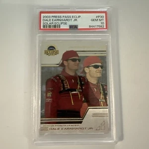 2003 Press Pass Solar Eclipse P30 Dale Earnhardt Jr Accolades PSA 10 POP 1 - Picture 1 of 5