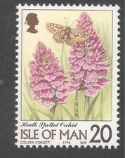 Isle Of Man #798 (A177) VF MNH - 1998-99 20p Heath Spotted Orchid Flower