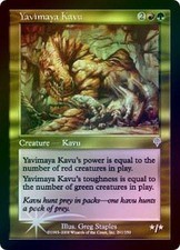 Yavimaya Kavu - Foil New MTG Invasion Magic 2B3