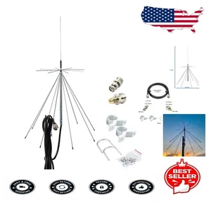 Ultra Wideband Discone Scanner Antenna 25-3000MHz - High Performance Antenna - Afbeelding 1 van 8