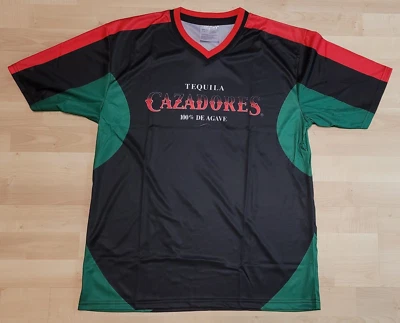 Tequila Cazadores USA T-shirt Jersey Fußball Trikot Rückennummer 22 schwarz grün
