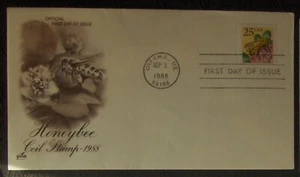 US FDC SC #2281 HONEYBEE by ArtCraft 1988. - Picture 1 of 1