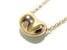 Auth TIFFANY&Co. Bean 18K Rose Gold Necklace