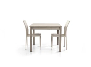 TAVOLO ALLUNGABILE A LIBRO MODERNO LIVING SALA PRANZO CUCINA ROVERE GRIGIO - Imagen 1 de 5