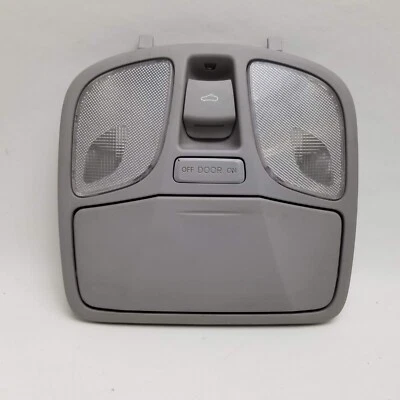 HYUNDAI SONATA 2011-2015 WITH SUNROOF Grey Front Dome Map Light Lamp 11-15 - Image 1 of 4