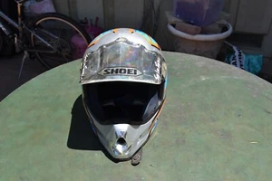 VINTAGE SHOEI VF-X2 MOTOCROSS HELMET Size L TROY LEE DESIGNS - Picture 1 of 7